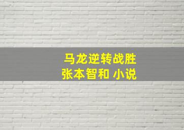 马龙逆转战胜张本智和 小说